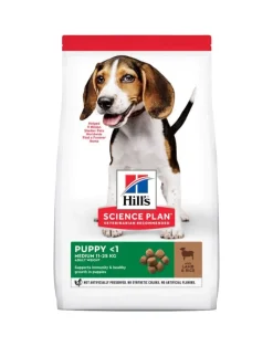 HILL'S Science Plan Puppy <1 Medium breed con riso e agnello 14kg + 3 lattine GRATIS