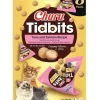 INABA Cat Churu Tidbits Tuna and Salmon Recipe 8x12g bocconcini morbidi e cremosi con tonno e salmone per gatti