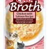 INABA CIAO Brodo di pollo e salmone per gatti 40g