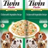 INABA Dog Twin Pollo, verdure in brodo per cani 2x40 g