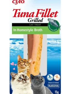 INABA Tuna fillet in homestyle broth 15g filetto di tonno in brodo fatto in casa