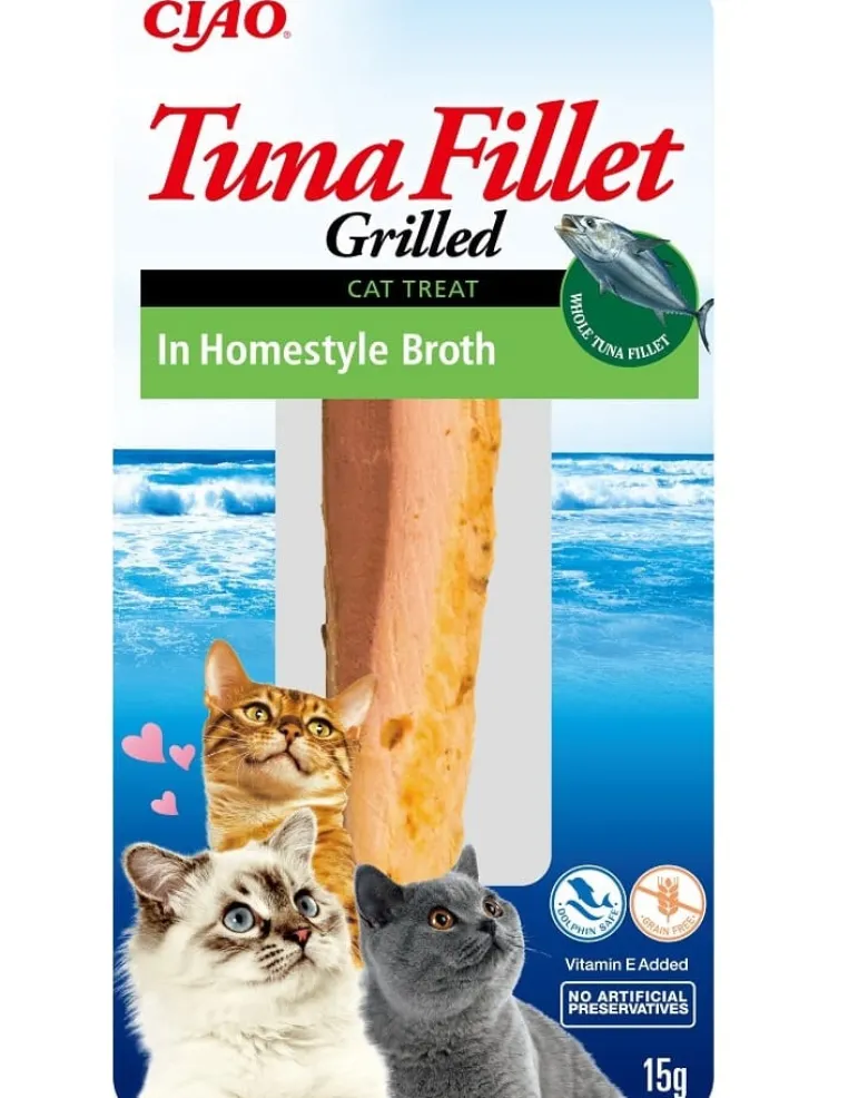 INABA Tuna fillet in homestyle broth 15g filetto di tonno in brodo fatto in casa