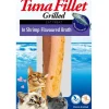 INABA Tuna fillet in shrimp broth 15g filetto di tonno in brodo aromatizzato ai gamberetti per gatti