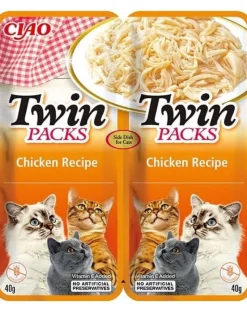 INABA Twin Pollo in brodo per gatti 24x40g