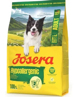 JOSERA Hypoallergenic Adult 3kg senza cereali cibo per cani sensibili con insetti