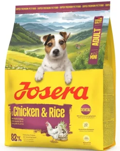 JOSERA Mini Adult Chicken and Rice 900g cibo senza glutine per cani di piccola taglia