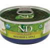 N&D Cat prime boar & apple 80g