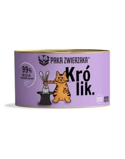 PAKA ZWIERZAKA Cibo umido Coniglio per gatti 200 g