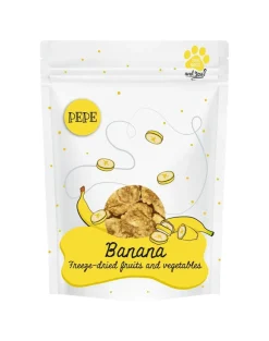 PAKA ZWIERZAKA PEPE Freeze-dried frutta liofilizzata per cani banana 30 g