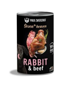 PAKA ZWIERZAKA Seventh Heaven Coniglio e manzo 400 g