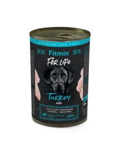 Paté per cani FITMIN For Life con tacchino 400g