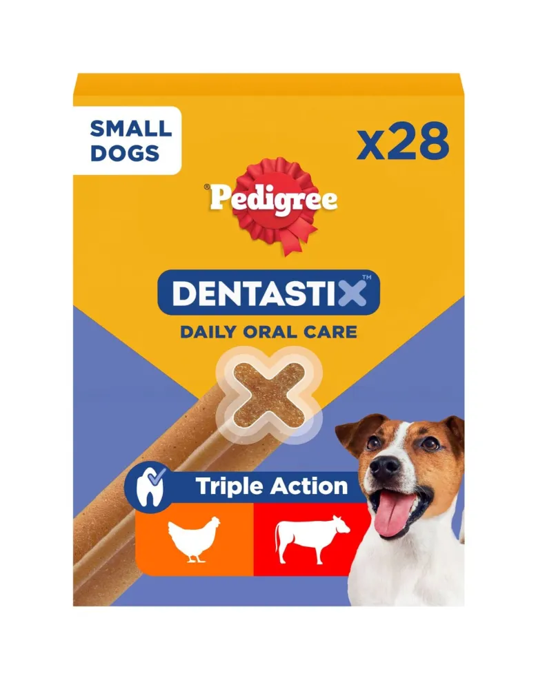 PEDIGREE DentaStix (razze piccole) Snack per cani 28pz. (4 x 110g)