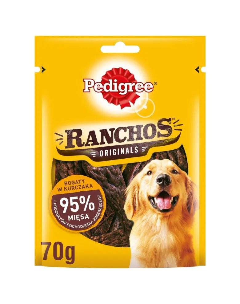 PEDIGREE Ranchos Originals 7x70g Snack per cani con pollo