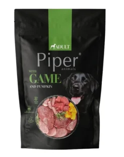 PIPER cibo umido per cani con selvaggina e zucca in bustina 500g