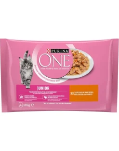 PURINA ONE Junior Pollo 4x85g