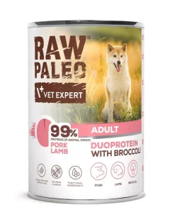 RAW PALEO Pork Lamb Adult 400g cibo umido per cani maiale e agnello