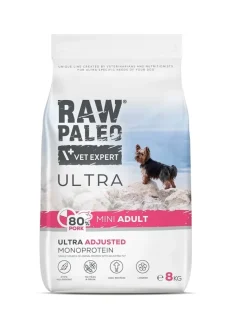 RAW PALEO Ultra Pork Mini Adult 8kg per cani adulti di taglia piccola con carne di maiale