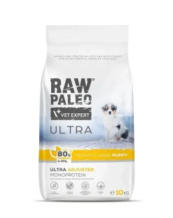 RAW PALEO Ultra Turkey Medium&Large Puppy 10kg per cuccioli di razza media e grande tacchino