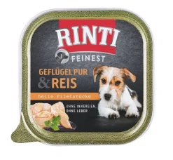 RINTI Feinest Poultry Pure&Rice vaschetta pollame e riso 12x150 g