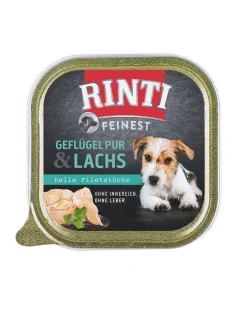 RINTI Feinest Poultry Pure&Salmon vaschetta pollame e salmone 12x150 g