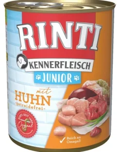 RINTI Kennerfleish Junior Chicken 6x400 g z kurczakiem dla szczeniąt
