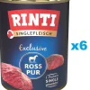 RINTI Singlefleisch Exclusive Poultry Pure alimento monoproteico cavallo 6x800 g