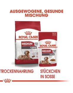 ROYAL CANIN Medium Ageing 10+ 30 kg (2 x 15 kg) cibo secco per cani maturi di età superiore ai 10 anni, razze di media taglia