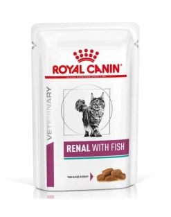 ROYAL CANIN Renal with Fish 12 x 85g cibo umido per gatti con insufficienza renale cronica