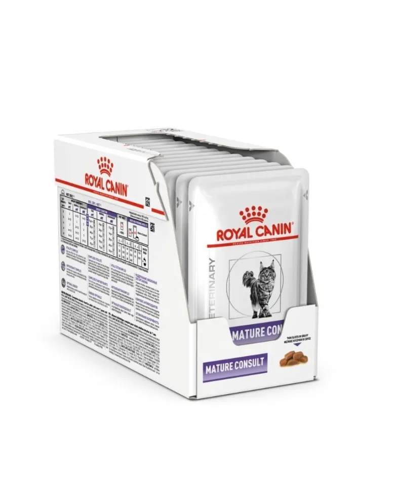 ROYAL CANIN VHN Cat Mature Consult 48x85g cibo umido per gatti anziani di età superiore ai 7 anni