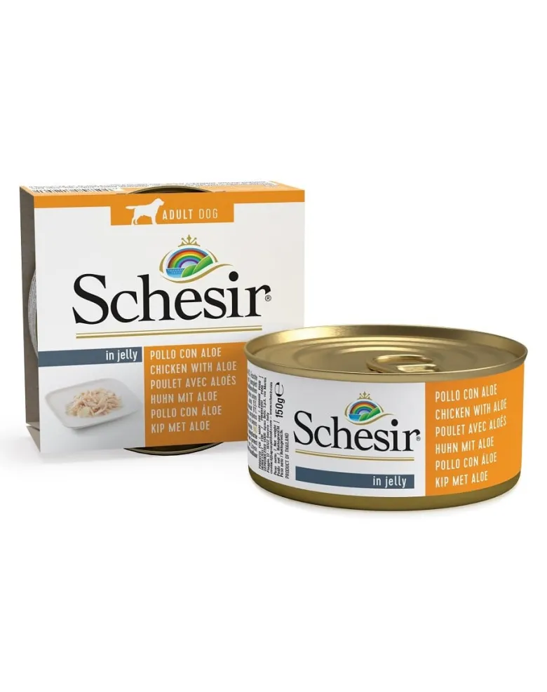 SCHESIR Filetti di pollo con aloe vera in gelatina 150g