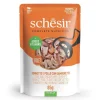 SCHESIR Jelly Adult Tuna&Chicken&Shrimps 85g tonno e pollo con gamberetti in gelatina