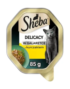 SHEBA Delicacy con pollo in gelatina 85 g cibo umido per gatti