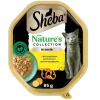 SHEBA Nature's Collection in vaschetta 85g alimento umido completo per gatti adulti bocconcini con pollo in salsa