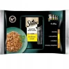 SHEBA Selection Select Slices Aromi di pollame in bustina 4x85 g Alimento umido completo per gatti adulti, bocconcini in salsa con anatra, pollo, pollame, anatra e tacchino