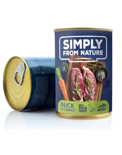 SIMPLY FROM NATURE cibo senza cereali per cani per tutte le razze e le età 400g