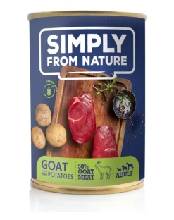 SIMPLY FROM NATURECibo umido per cani capra e patate 6 x 400g