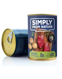 SIMPLY FROM NATURE Cibo umido per cani con capra e patate 3 x 400g