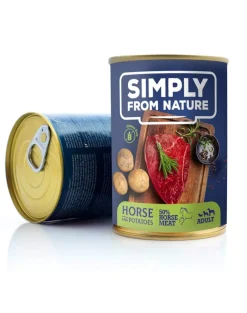 SIMPLY FROM NATURE Cibo umido per cani capra e patate + cavallo e patate 12 x 400g