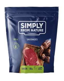 SIMPLY FROM NATURE Salsicce naturali con carne di cervo 300g