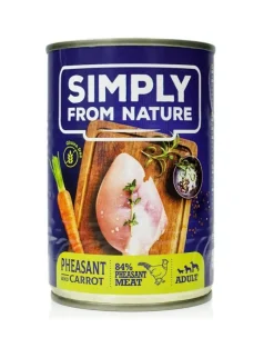 SIMPLY FROM NATURE senza cereali - Fagiano e carota 400 g
