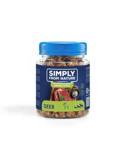 SIMPLY FROM NATURE Smart Bites Snack di cervo per cani 130g