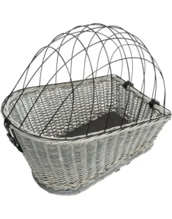 TRIXIE Cestino per bicicletta con griglia 35 × 49 × 55 cm