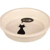 TRIXIE Ciotola per gatti in ceramica con motivo a gatto 250 ml
