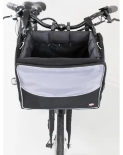 TRIXIE Front-Box per cani, nero/grigio, 41 × 26 × 26 cm