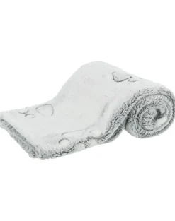 TRIXIE Nando, coperta grigio chiaro per cane o gatto 75x50cm