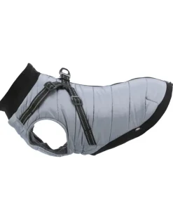 TRIXIE Pontis Cappottino con pettorina XS 30 cm grigio