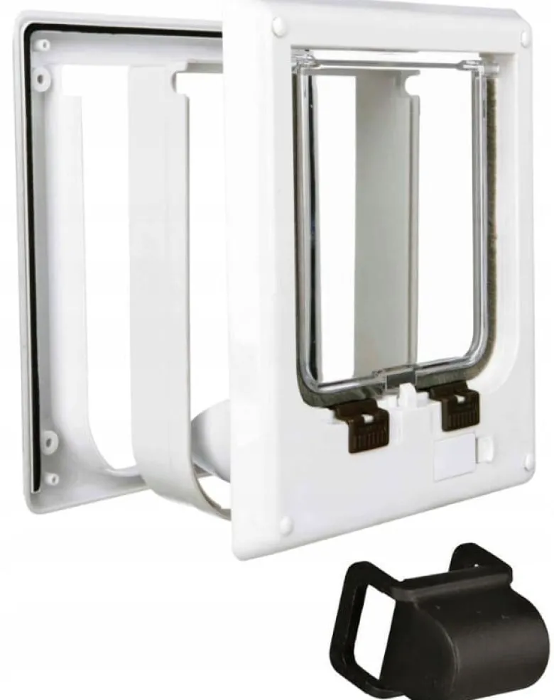 TRIXIE Porta per gatti 'freecat de luxe elettromagnetico bianco