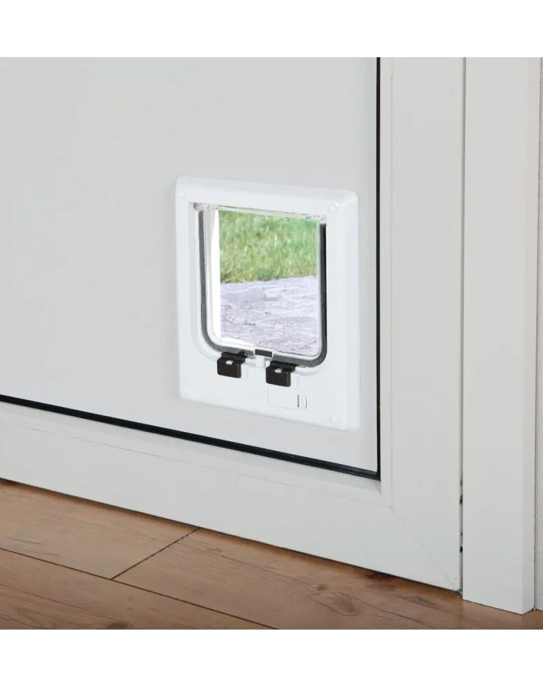 TRIXIE Porta per gatti 'freecat de luxe elettromagnetico bianco