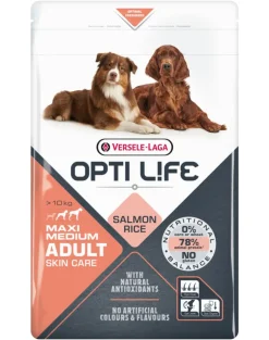 VERSELE-LAGA Adult Skin Care Medium & Maxi - Alimento per adulti per cani di taglia media e grande con pelle sensibile 12,5 kg