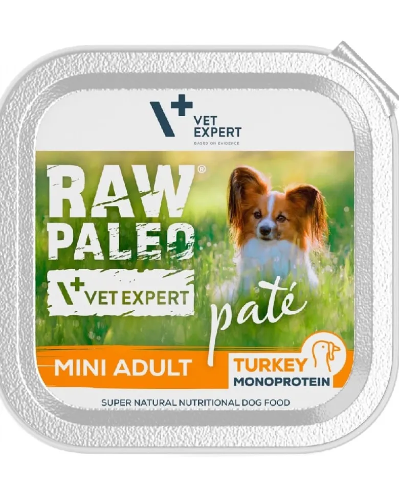 VETEXPERT cibo umido Raw Paleo Pate Adult Mini Turkey